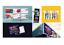 create flyer and modern graphic design for digital and print